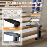 Adjustable Ladder Leveler for Stair Use