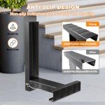 Adjustable Ladder Leveler for Stair Use