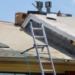 Adjustable Ladder Stabilizer with Tool Tray and Rubber Pads