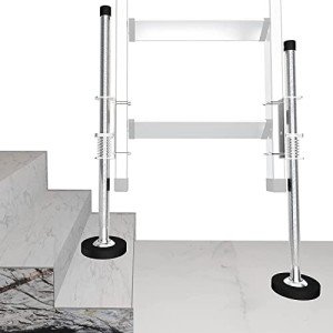 Adjustable Ladder Stabilizer for Stairs and Surfaces
