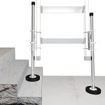 Adjustable Ladder Stabilizer for Stairs and Surfaces