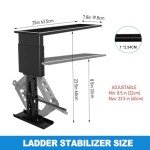 Adjustable Ladder Stabilizer for Extension Ladders