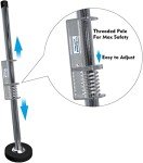 Adjustable Ladder Stabilizer for Stairs and Surfaces
