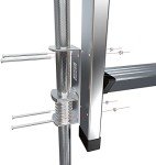 Adjustable Ladder Stabilizer for Stairs and Surfaces