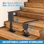 Adjustable Ladder Stabilizer for Extension Ladders