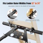 Sturdy Ladder Stabilizer for Roof and Gutter Use