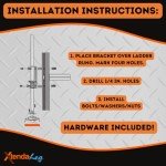 Xtenda-Leg® Ladder Stabilizer with Rubber Feet