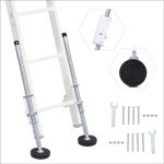Adjustable Ladder Stabilizer with Anti-Slip Feet