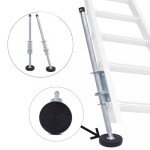 Adjustable Ladder Stabilizer with Anti-Slip Feet