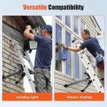 Sturdy Ladder Stabilizer for Roof and Gutter Use