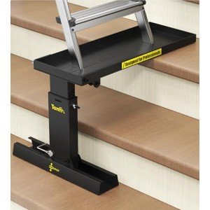 Heavy-Duty Foldable Ladder Stabilizer with Non-Slip Mat