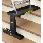 Heavy-Duty Foldable Ladder Stabilizer with Non-Slip Mat