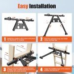 Sturdy Ladder Stabilizer for Roof and Gutter Use