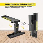 Heavy-Duty Foldable Ladder Stabilizer with Non-Slip Mat