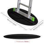 Anti-Skid Rubber Ladder Stabilizer Pad 27"x15.7