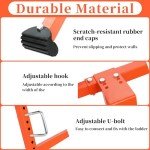 Heavy-Duty Ladder Stabilizer with Non-Slip Pad
