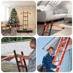 Heavy Duty Ladder Stabilizer with Non-Slip Grip