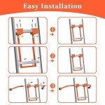 Heavy-Duty Ladder Stabilizer with Non-Slip Pad