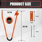 VIAGL Ladder Stabilizer Brackets with Foam Elbows