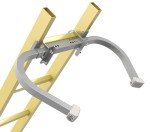 C-Shaped Ladder Stabilizer with Roof Hook