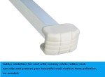 C-Shaped Ladder Stabilizer with Roof Hook