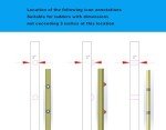 C-Shaped Ladder Stabilizer with Roof Hook