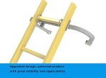 C-Shaped Ladder Stabilizer with Roof Hook