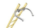C-Shaped Ladder Stabilizer with Roof Hook