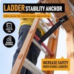 Ladder Stabilizer with Adjustable Straps and Anchor