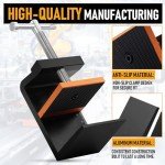 Ladder Stabilizer with Adjustable Straps and Anchor