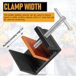 Ladder Stabilizer with Adjustable Straps and Anchor