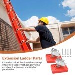 Anti-Skid Ladder Stabilizer Foot Pads (2 Pack)