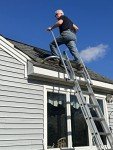 Ladder Stabilizer and Safety Rail System