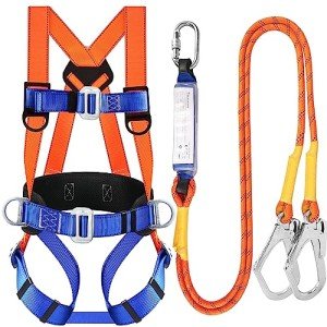 Safety Harness Fall Protection Kit with Shock Absorber