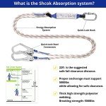 Safety Harness Fall Protection Kit with Lanyard