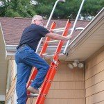 Ladder Stabilizer and Safety Rail System