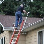 Ladder Stabilizer and Safety Rail System