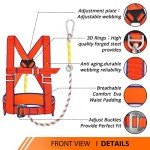 Safety Harness Kit with 6 ft Lanyard