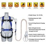 Safety Harness Fall Protection Kit with Lanyard