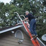 Ladder Stabilizer and Safety Rail System
