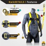 Scorpion Safety Harness with 6ft Lanyard