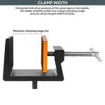 Ladder Stabilizer with Safety Straps and Grip