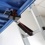 Ladder Stabilizer with Safety Straps and Grip