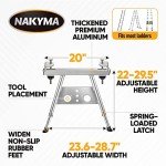 Adjustable Ladder Stabilizer for Roof and Wall
