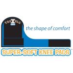 SuperSoft Leatherhead Kneepads - Large Size, Pairs