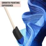 Bewudy Foam Paint Brushes Set for DIY Projects