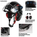 Safety Helmet with Visor and Ear Protection