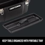 Craftsman Lockable 20-Inch Tool Box with Tray