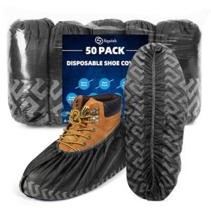 Disposable Non-Slip Boot Covers - 50 Pack