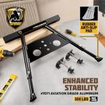 Adjustable Ladder Stabilizer for Safe Roof Access